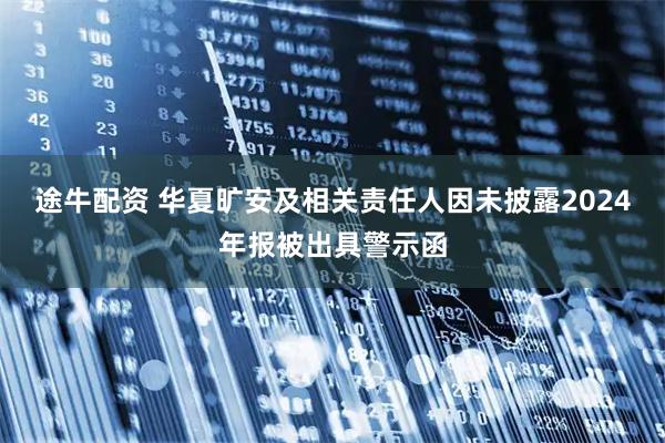途牛配资 华夏旷安及相关责任人因未披露2024年报被出具警示函