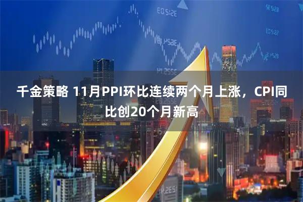 千金策略 11月PPI环比连续两个月上涨,CPI同比创20个月新高