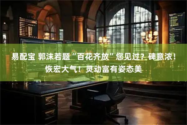 易配宝 郭沫若题“百花齐放”您见过？碑意浓！恢宏大气！灵动富有姿态美